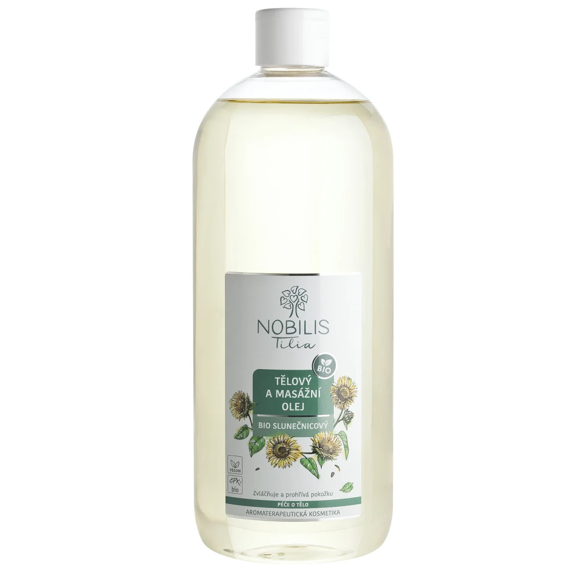 Telový a masážny olej BIO Slnečnicový 1000 ml