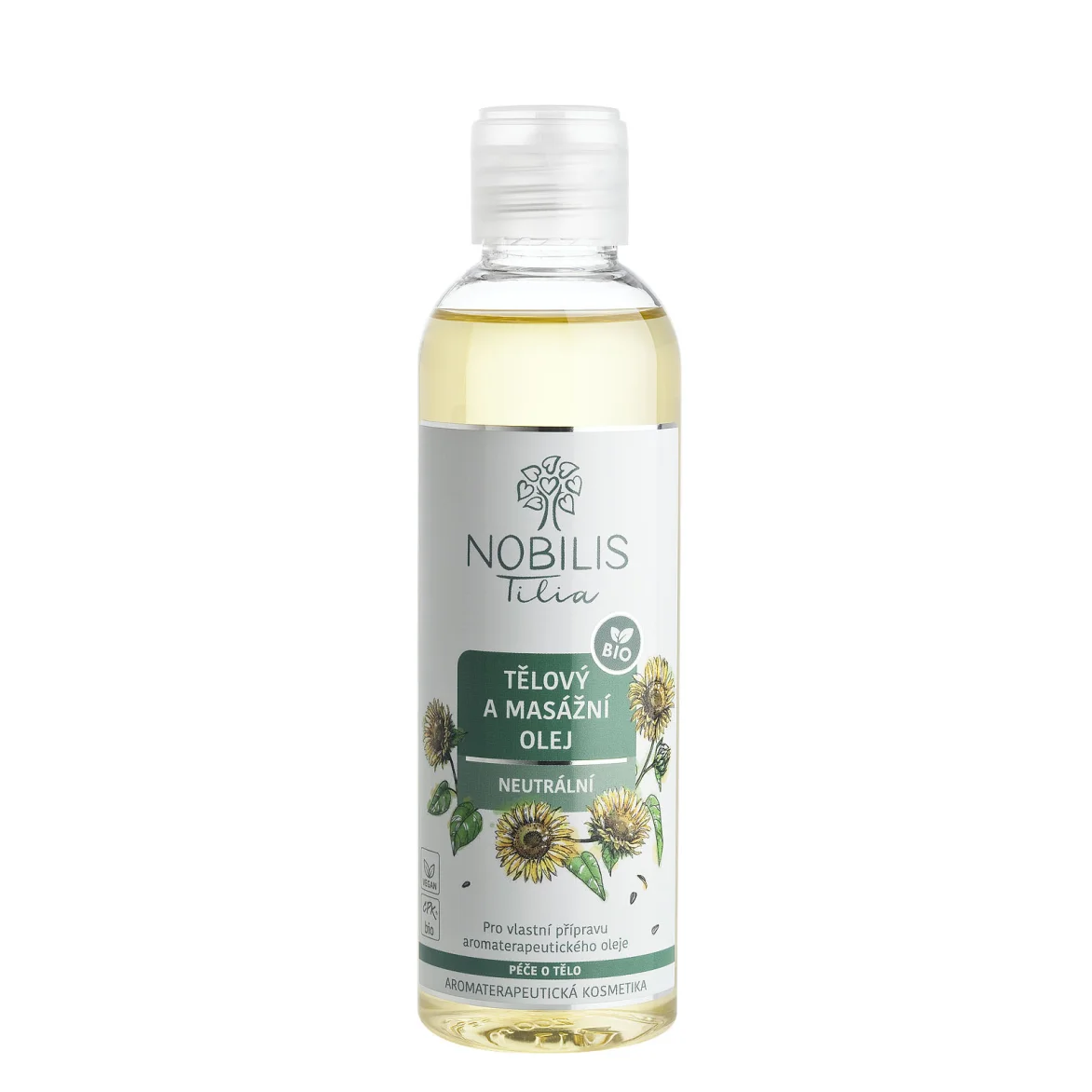 Telový a masážny olej Neutrálny 200 ml