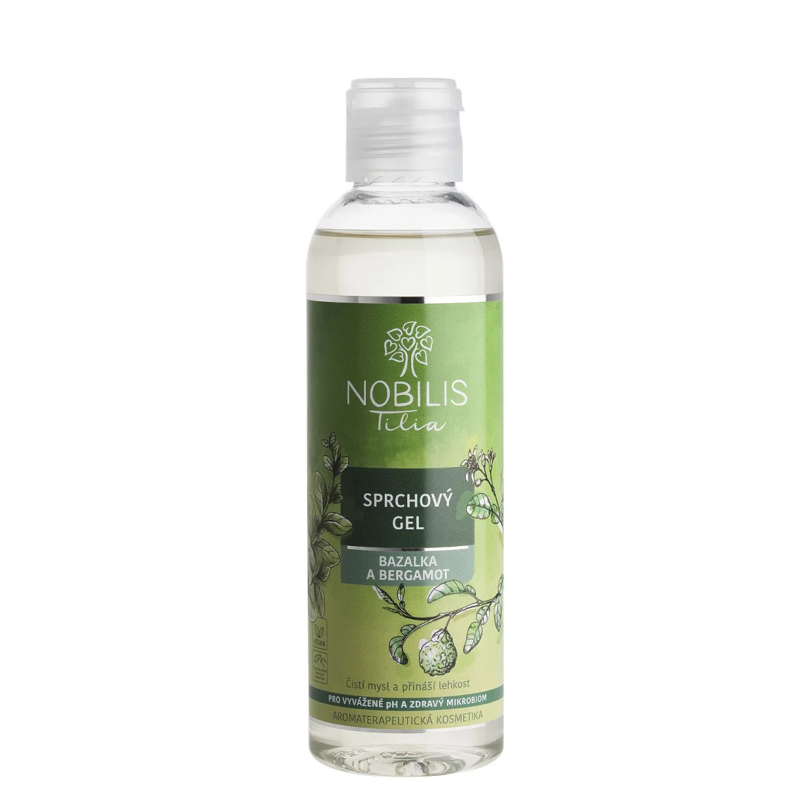 Sprchový gél Bazalka a bergamot 200 ml
