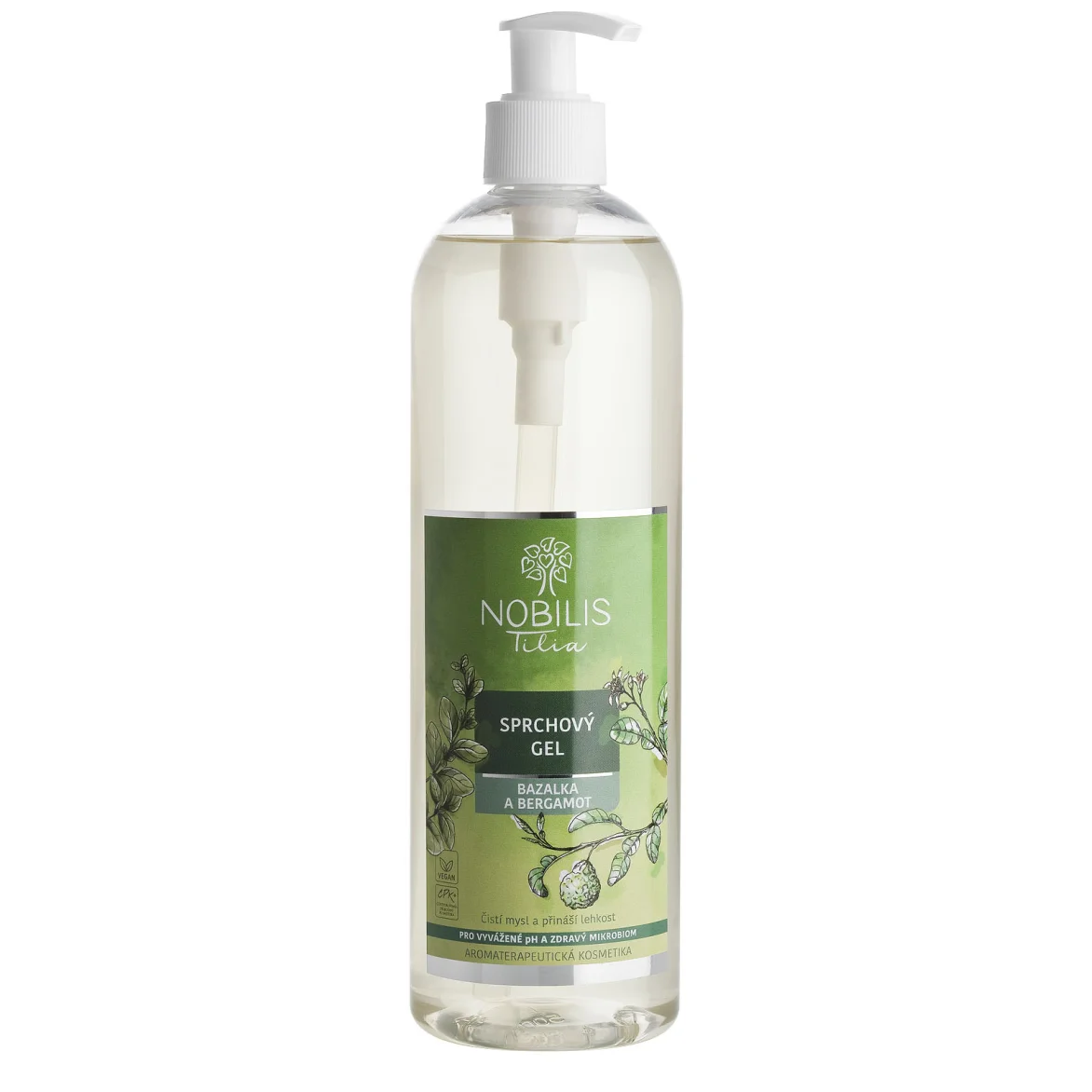 Sprchový gél Bazalka a bergamot 500 ml