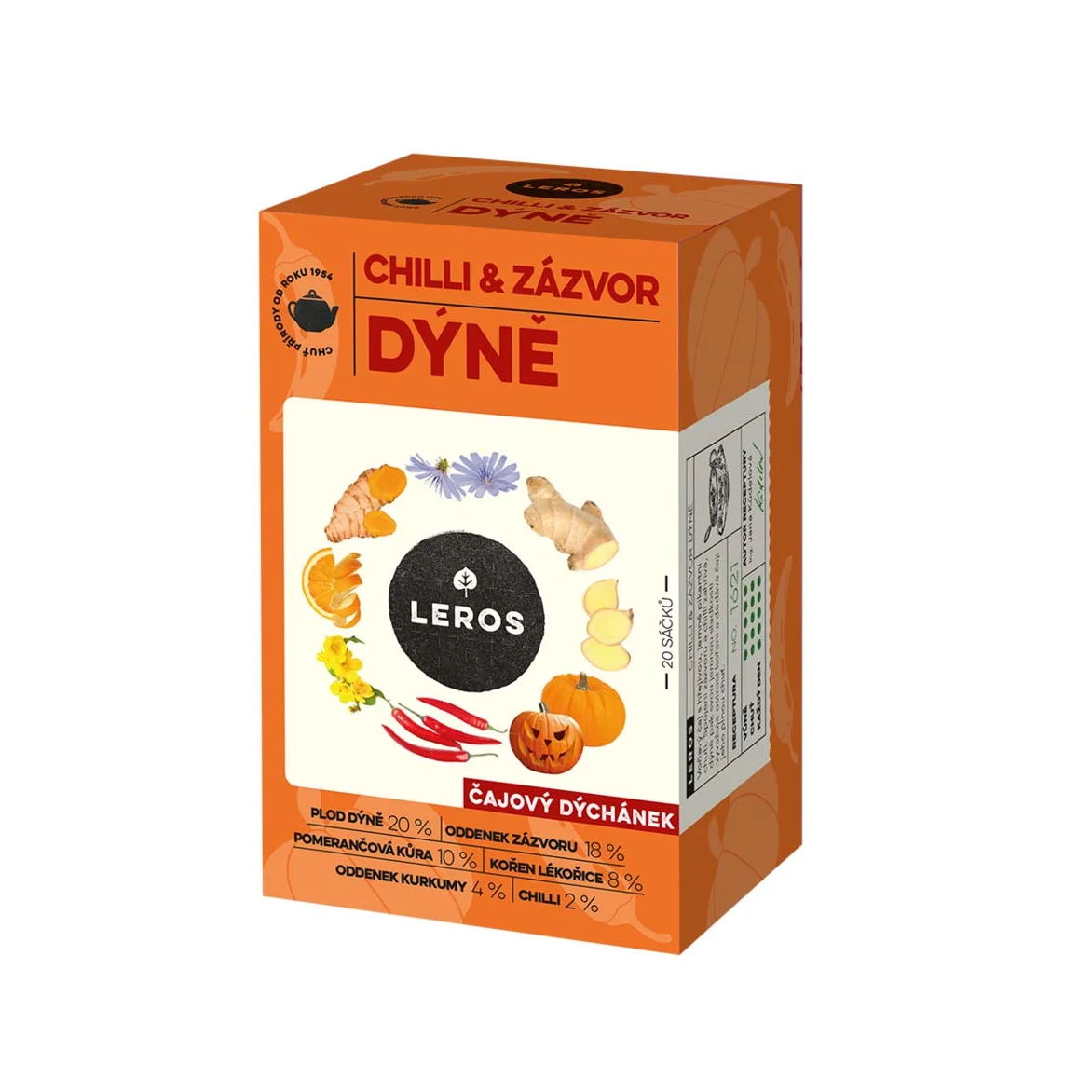 Čajová chvíľka Tekvice, Chilli & Zázvor