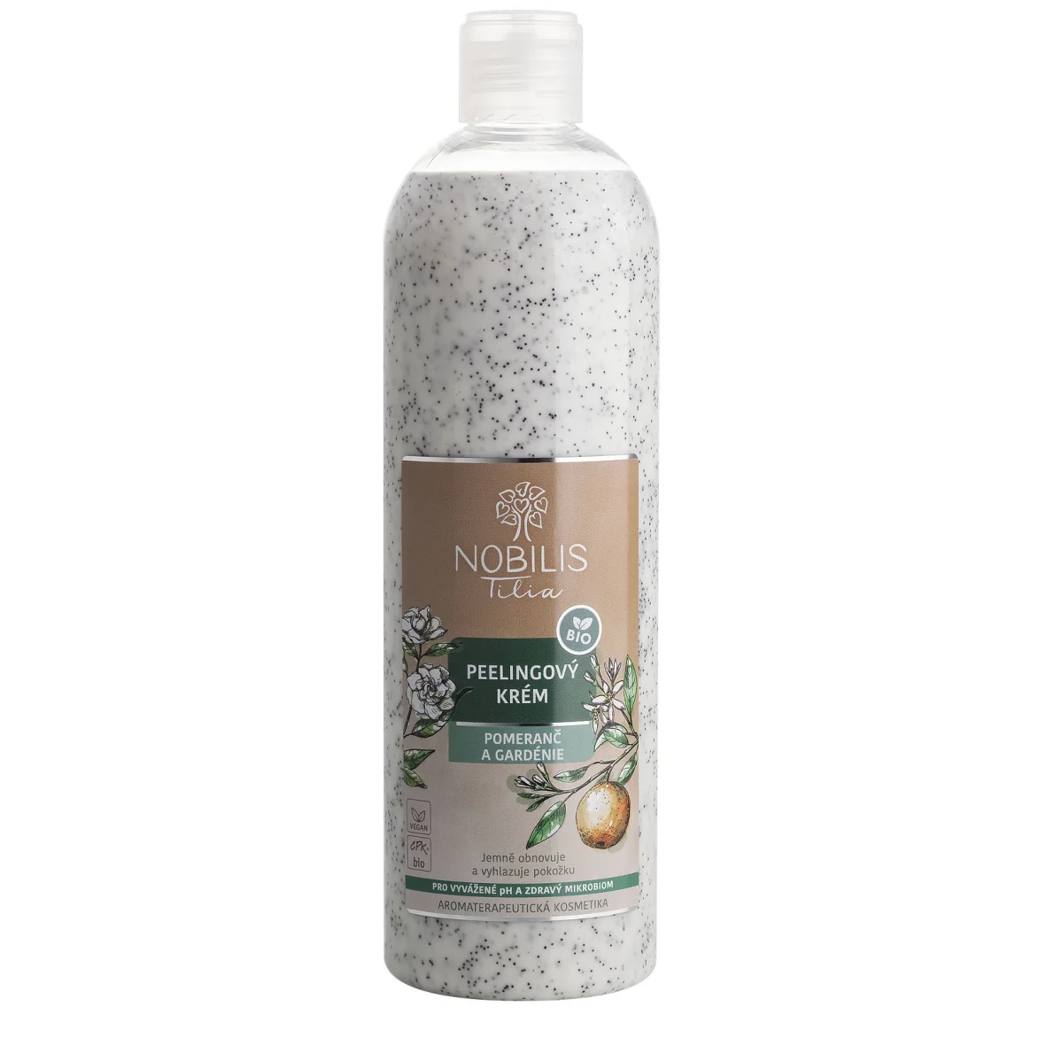 Peelingový krém Pomaranč a gardénia 500 ml
