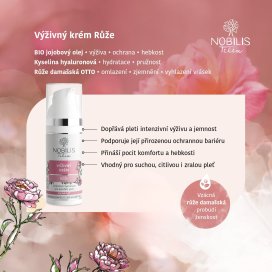 Vyživujúci krém Ruža 50 ml