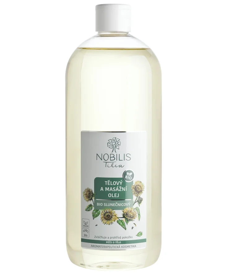 Telový a masážny olej BIO Slnečnicový 1000 ml