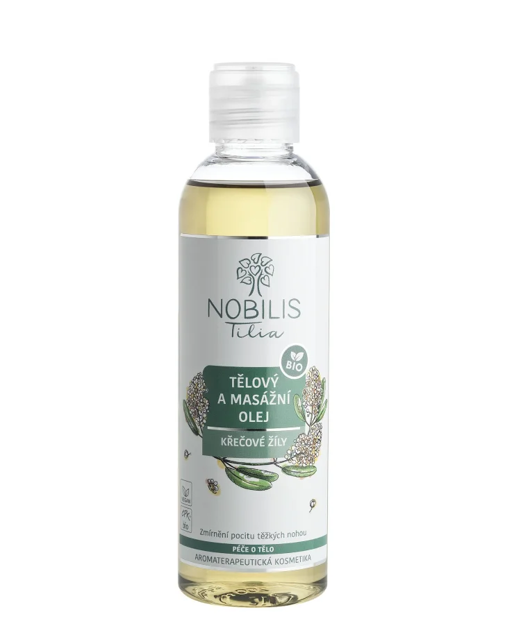 Telový a masážny olej Kŕčové žily 200 ml