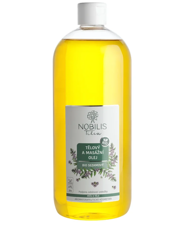 Telový a masážny olej BIO Sezamový 1000 ml