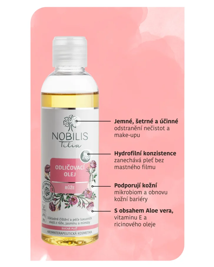 Odličovací olej Ruža 200 ml