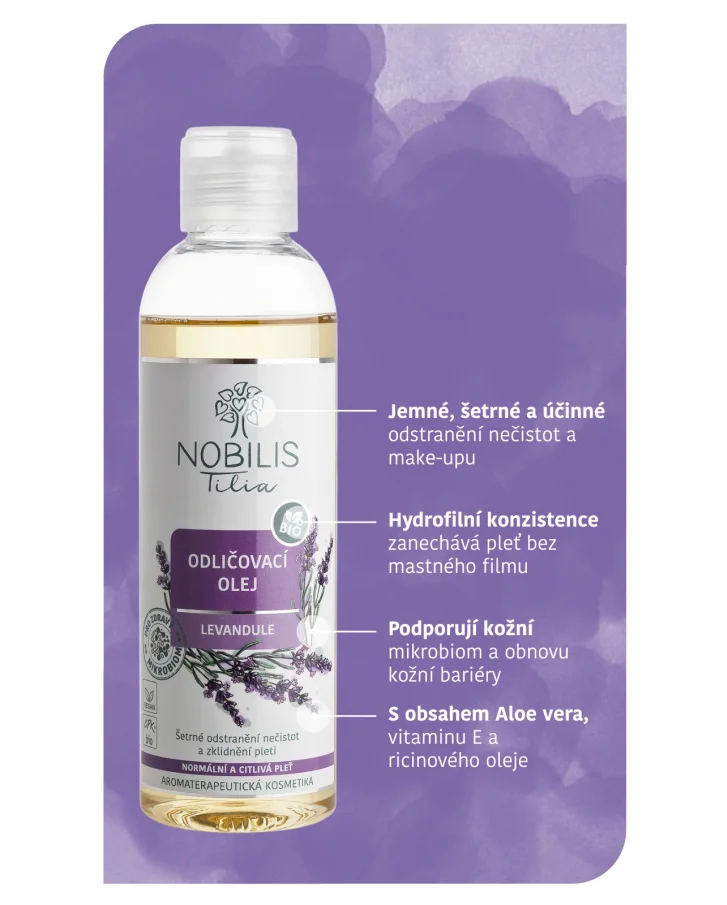 Odličovací olej Levanduľa 200 ml