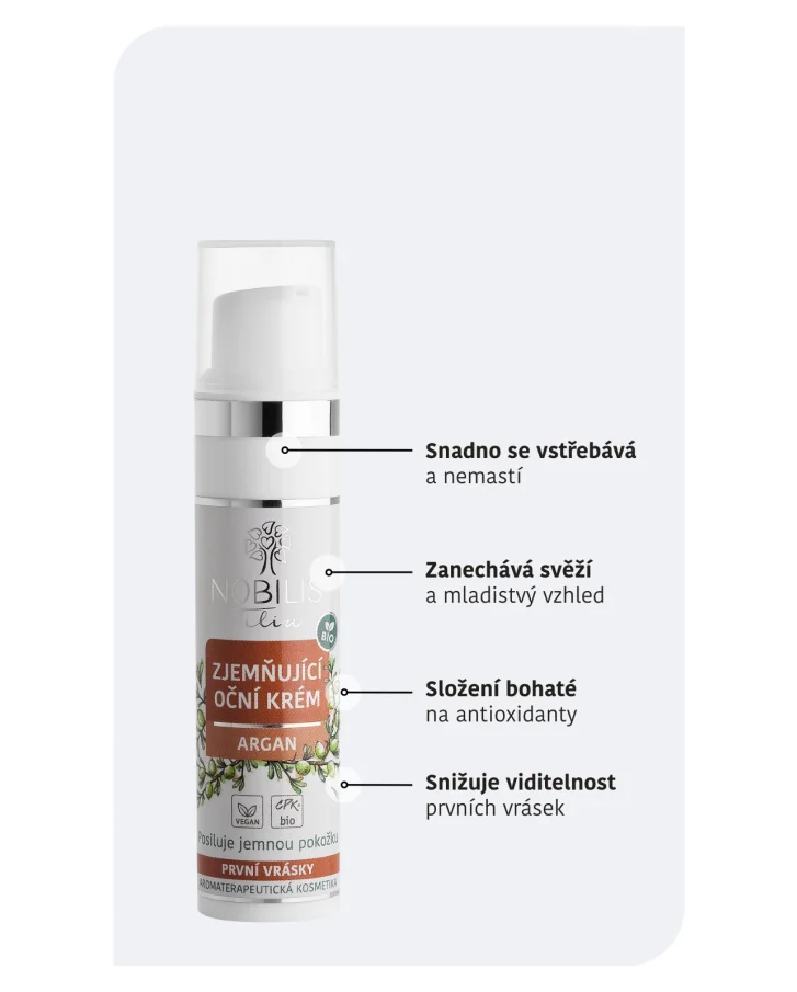 Spevňujúci očný krém Argan 15 ml