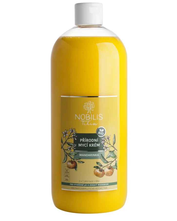 Prírodný umývací krém Mandarínka 1000 ml