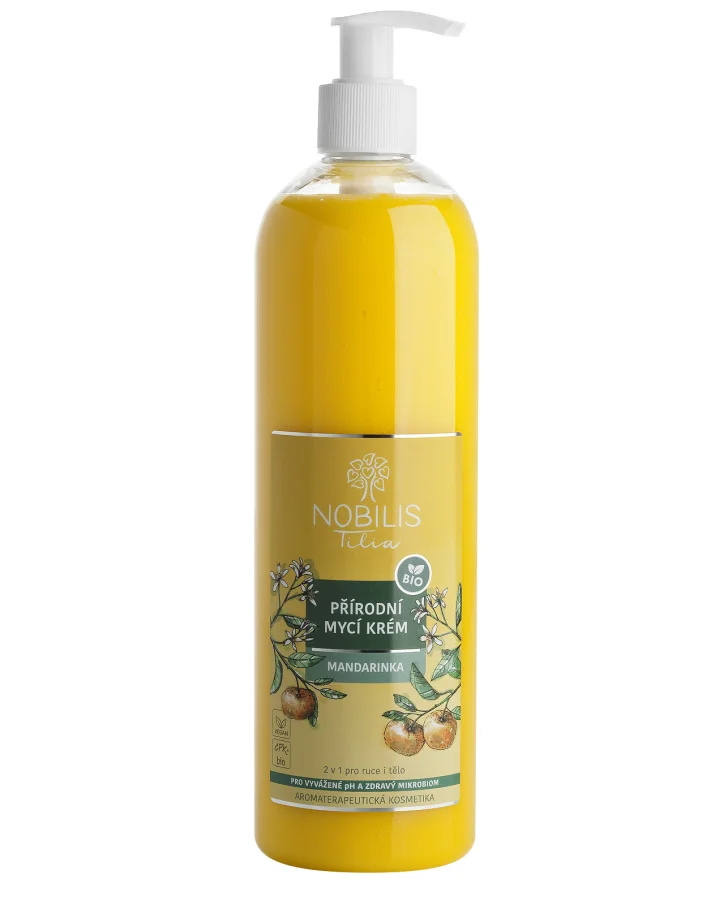 Prírodný umývací krém Mandarínka 500 ml