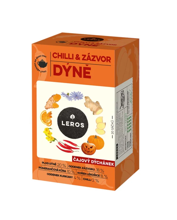 Čajová chvíľka Tekvice, Chilli & Zázvor