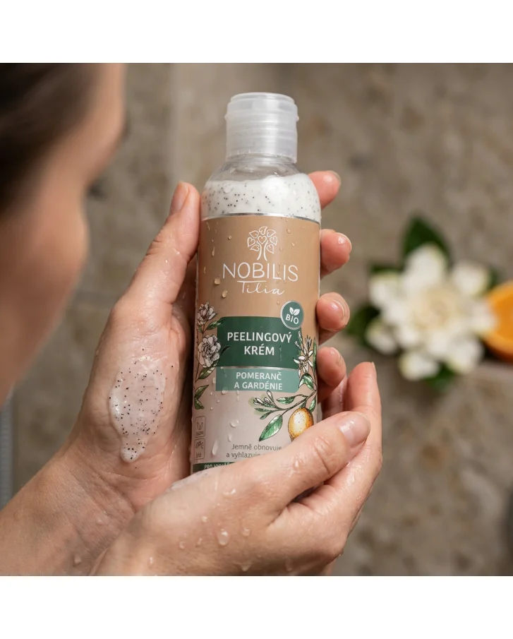 Peelingový krém Pomaranč a gardénia 200 ml