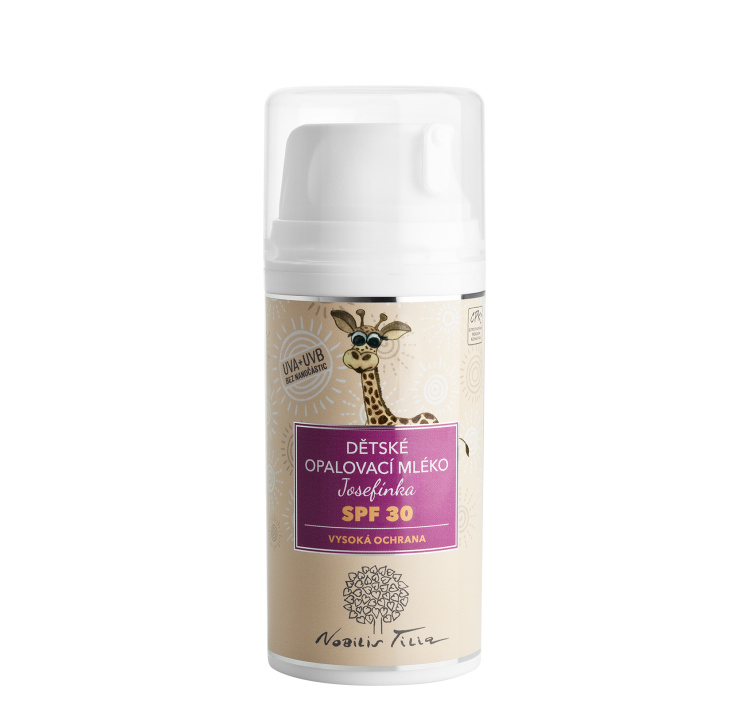Detské opaľovacie mlieko Josefínka SPF 30