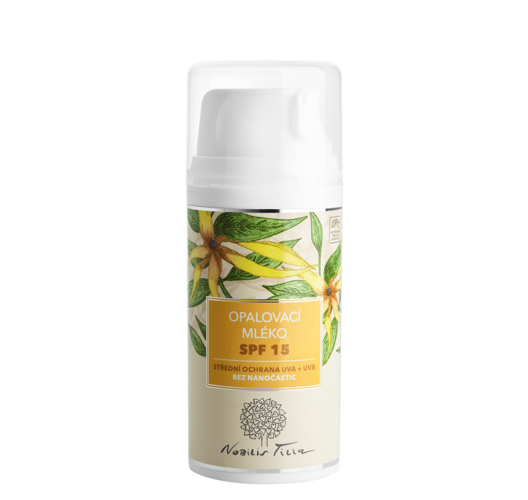 Opaľovacie mlieko SPF 15