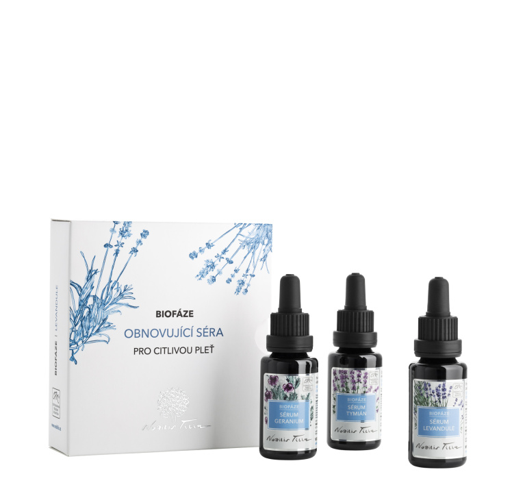 Biofáza Obnovujúce séra Levanduľa, 3x20 ml