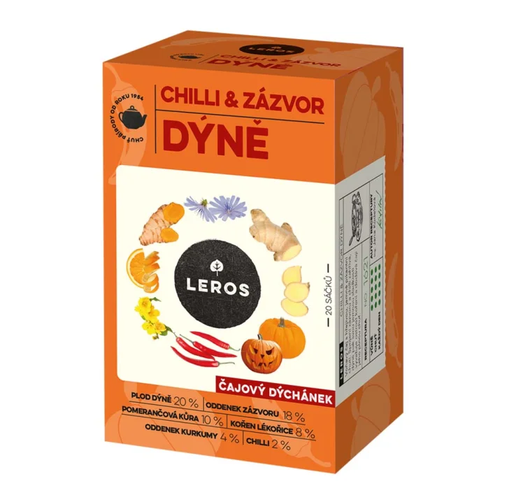 Čajová chvíľka Tekvice, Chilli & Zázvor
