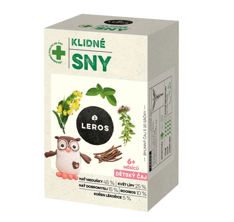 Detský čaj pre pokojné sny