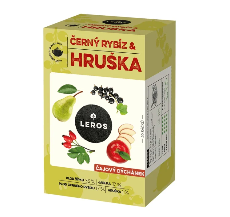 Čajová chvíľka Čierna ríbezľa & hruška